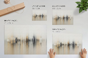 Plakat na ścianę Abstrakcja malowana