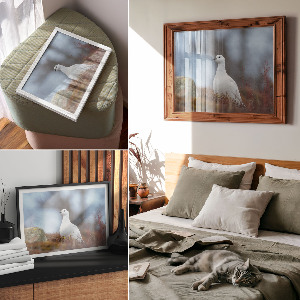 Plakat dekoracyjny Zimowy krajobraz