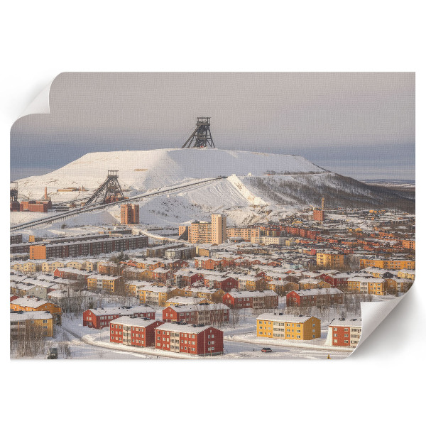 Plakat na płótnie Zimowy krajobraz