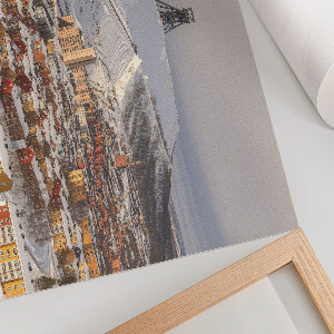 Plakat na płótnie Zimowy krajobraz