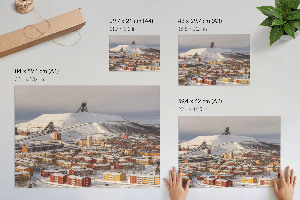 Plakat na płótnie Zimowy krajobraz