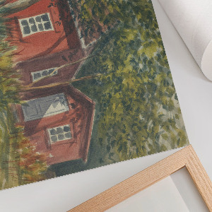 Plakat na płótnie Wiejski domek