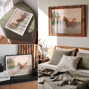 Plakat dekoracyjny Poranny spokój