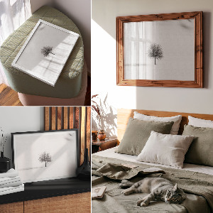 Plakat na płótnie Zimowy pejzaż