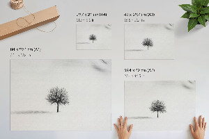 Plakat na płótnie Zimowy pejzaż