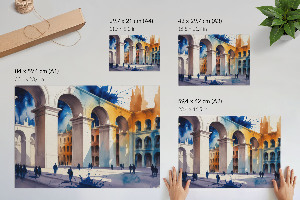 Plakat Miejski pejzaż