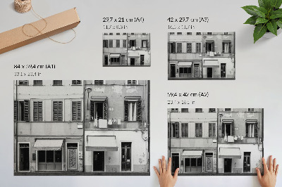 Plakat na płótnie z motywem miejskiej architektury