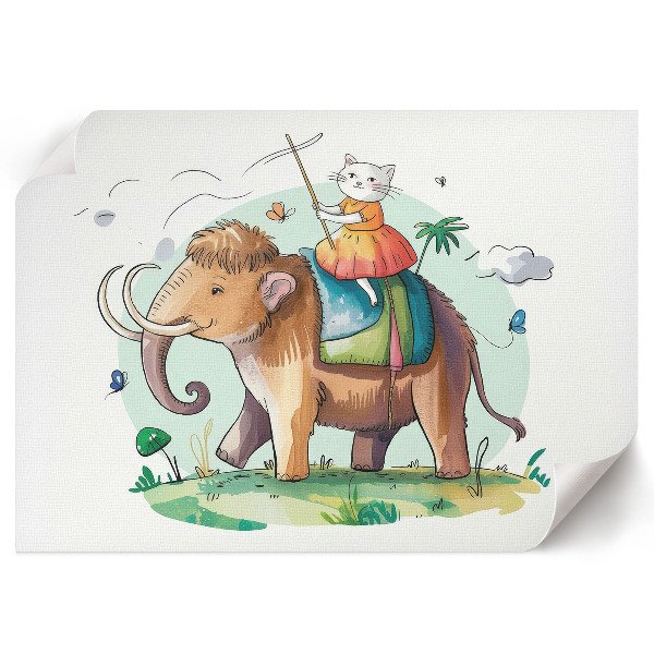 Plakat na ścianę Jazda na mamucie