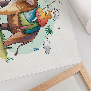 Plakat na ścianę Jazda na mamucie