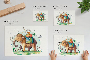 Plakat na ścianę Jazda na mamucie