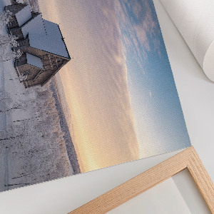 Plakat dekoracyjny Zimowy kościół