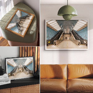 Plakat na płótnie Nowoczesne metro