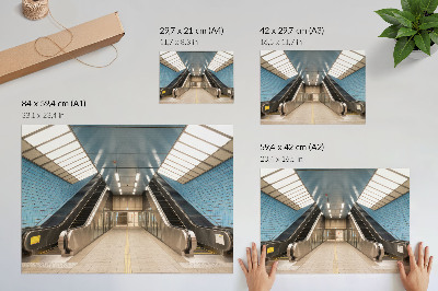 Plakat na płótnie „Nowoczesne metro”
