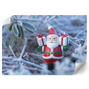 Plakat dekoracyjny Świąteczny pejzaż