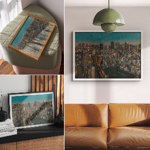 Plakat ścienny Miejska panorama