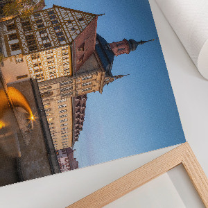 Plakat na płótnie Miasto nocą