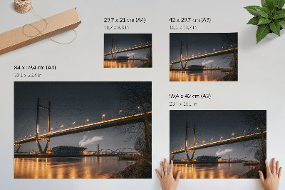 Plakat „Nocny most”