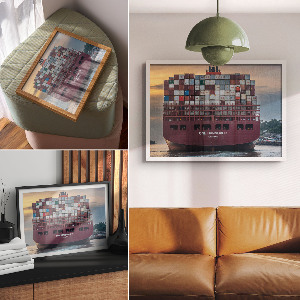 Plakat ścienny Transport morski