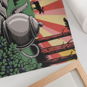 Plakat Leśne biwakowanie