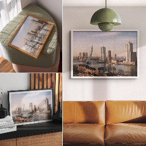 Plakat ścienny Nowoczesne miasto