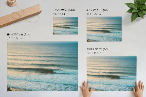 Plakat na płótnie Fale oceanu