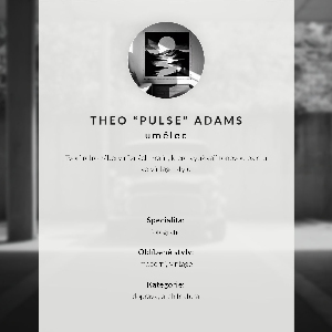 Plakat ścienny Retro krajobraz