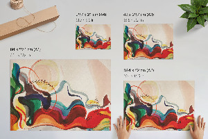 Plakat ścienny Geometryczna abstrakcja