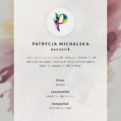 Plakat ścienny z geometryczną abstrakcją