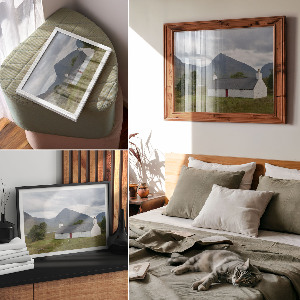 Plakat Górski krajobraz