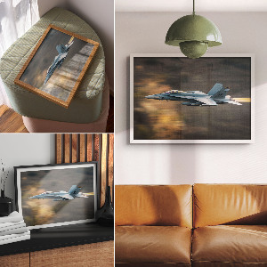 Plakat dekoracyjny Szybki myśliwiec