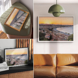 Plakat na płótnie Morski zachód