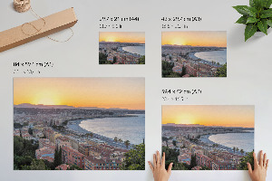 Plakat na płótnie Morski zachód