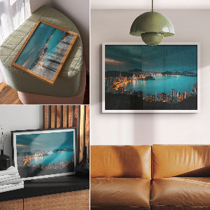 Plakat Miasto w nocy