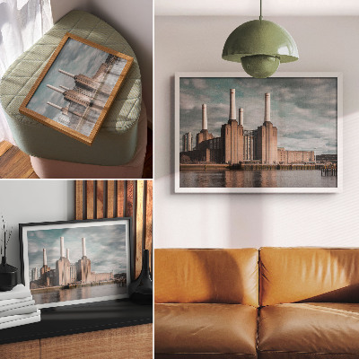 Plakat na płótnie z motywem industrialnej architektury