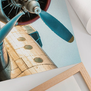 Plakat na płótnie Samolot detal