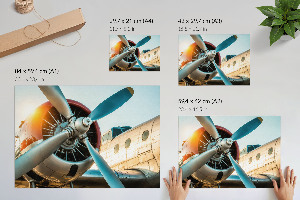 Plakat na płótnie Samolot detal