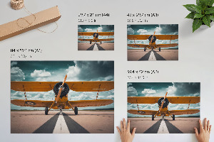 Plakat dekoracyjny Startujący samolot