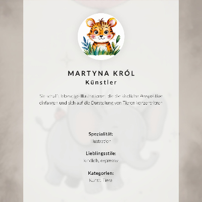 Plakat ścienny z ilustracją mopsa