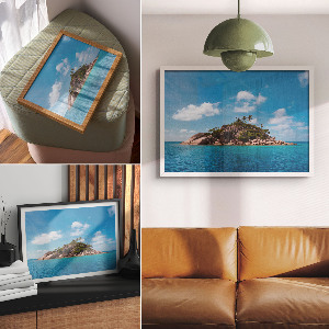 Plakat dekoracyjny Egzotyczna oaza