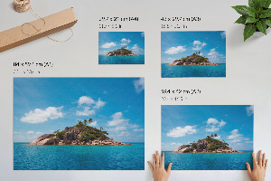 Plakat dekoracyjny Egzotyczna oaza