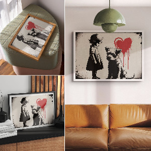 Plakat Dziecko i pies