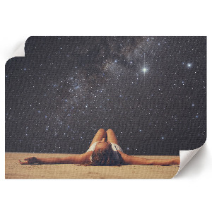 Plakat na płótnie Gwiazdy noc