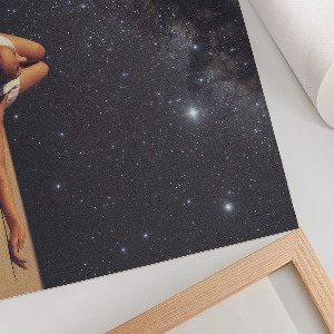 Plakat na płótnie Gwiazdy noc