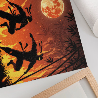 Plakat dekoracyjny „Nocni ninja”