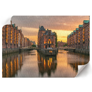 Plakat Wieczorny kanał