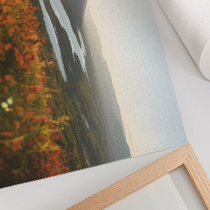 Plakat na płótnie Górski zachód