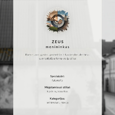 Plakat na ścianę „Miejski urok”