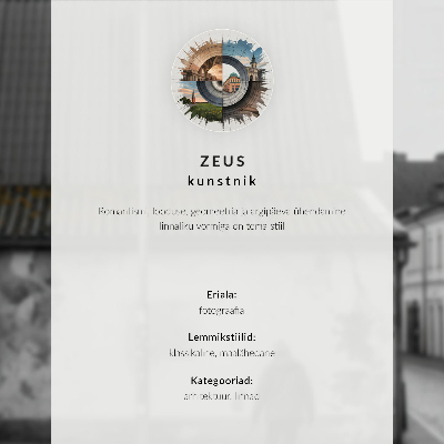 Plakat na ścianę „Miejski urok”