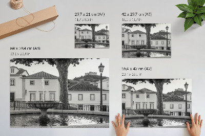 Plakat ścienny „Miejski spokój”