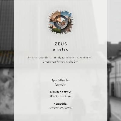 Plakat na płótnie z motywem kolorowych kamienic